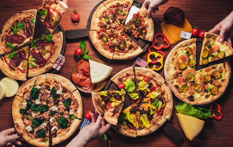 Diferencia pizza italiana y comunes