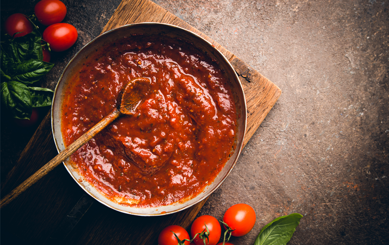 Salsa para pizza 